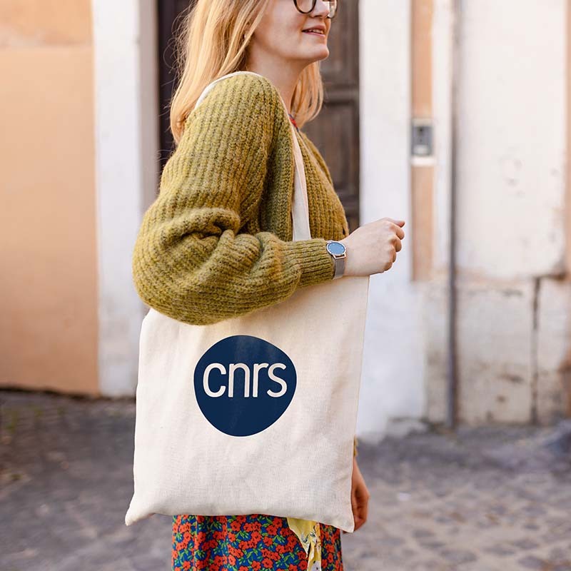 Sac en toile Premium blanc cassé ou bleu